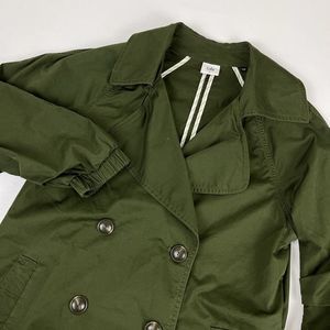Cabi Expedition Jacket Olive Green Double Breasted 5478 Womens Size XS